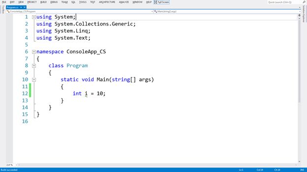 bin folder of the project